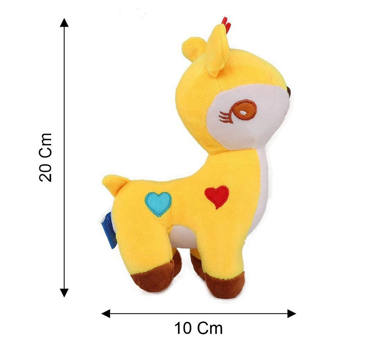 Webby Deer 20cm Yellow,  3Y+ (Yellow)