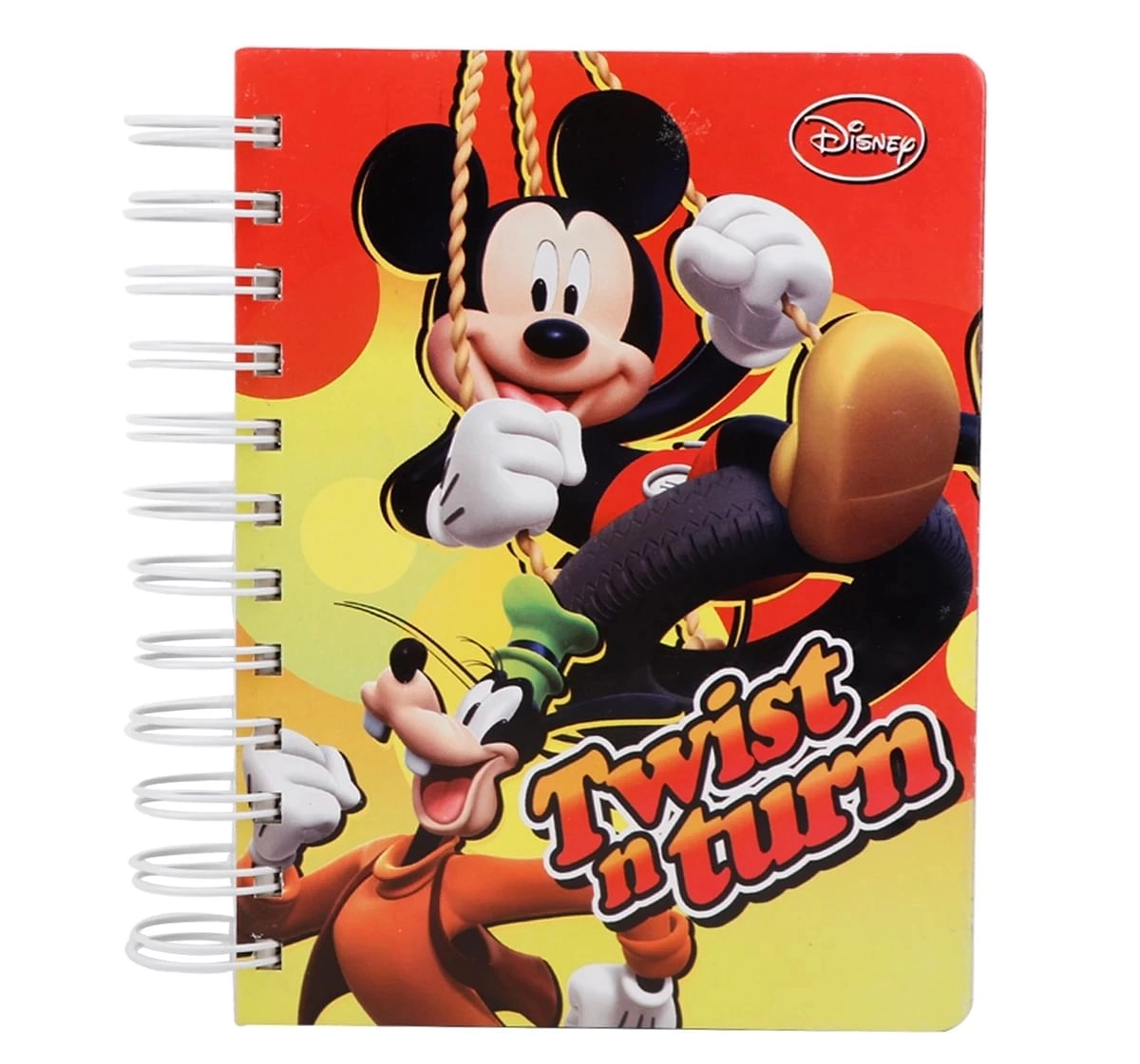 Mickey Spiral Bound Ruled Notebook Assorted Diary Multicolor 5Y+