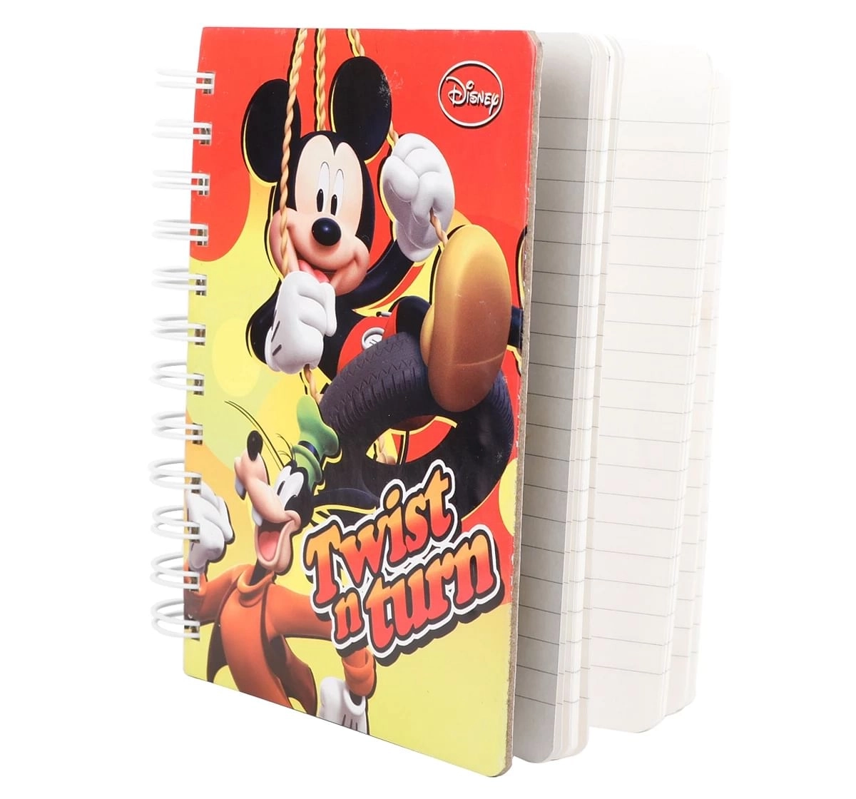 Mickey Spiral Bound Ruled Notebook Assorted Diary Multicolor 5Y+