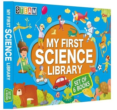 OM Books Encyclopaedia My First Science Library set of 6 books Multicolour 4Y+