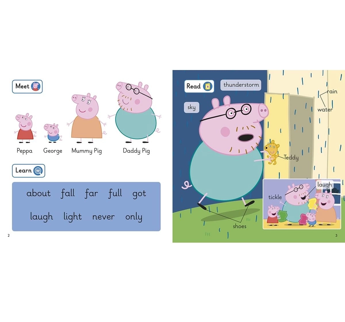 Penguin Random House First Words with Peppa Level 5: The Thunderstorm Paper cover Multicolour 5Y+