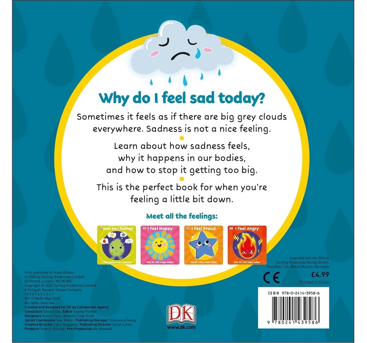 Penguin Random House I Feel Sad Soft Cover Multicolour 3Y+