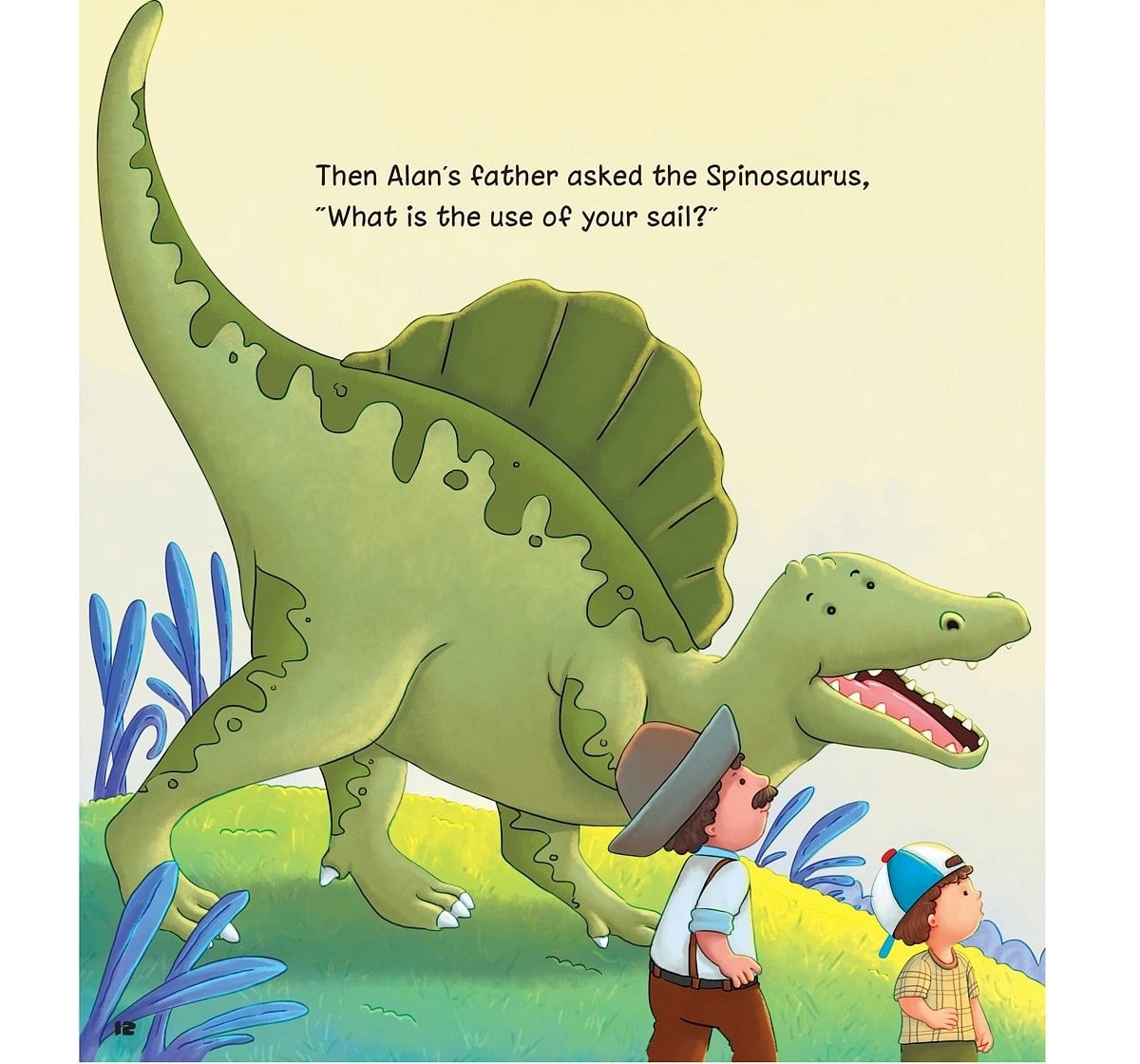 OM Books Dino World The Spiny Spinosaurus Multicolour 6Y+