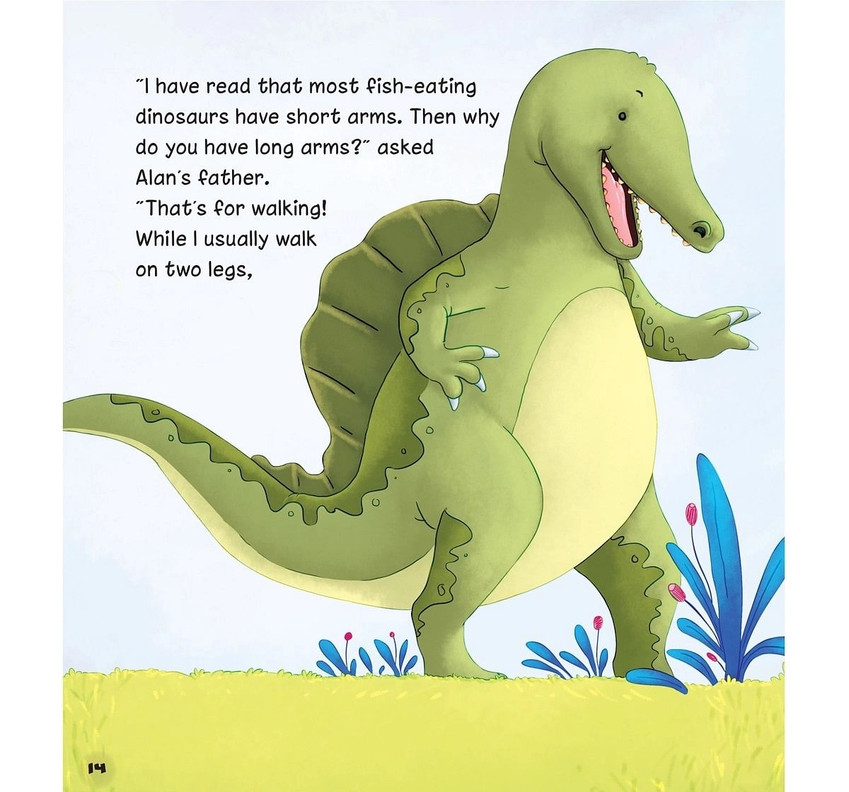 OM Books Dino World The Spiny Spinosaurus Multicolour 6Y+