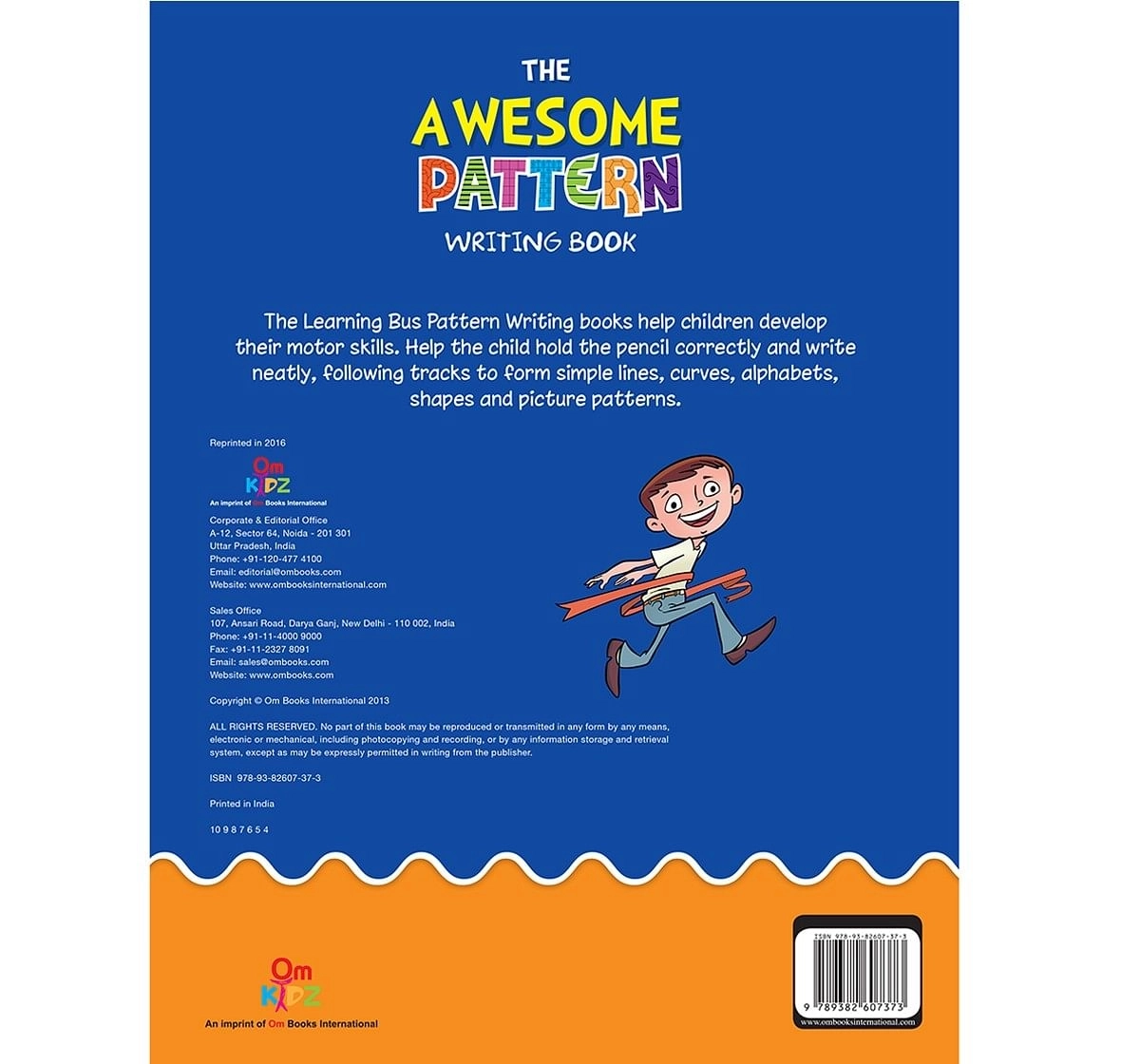 OM Books The Awesome Pattern Writing Book Multicolour 3Y+