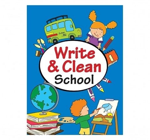 Om Kidz: Write & Clean School, 16 Pages Book, Paperback