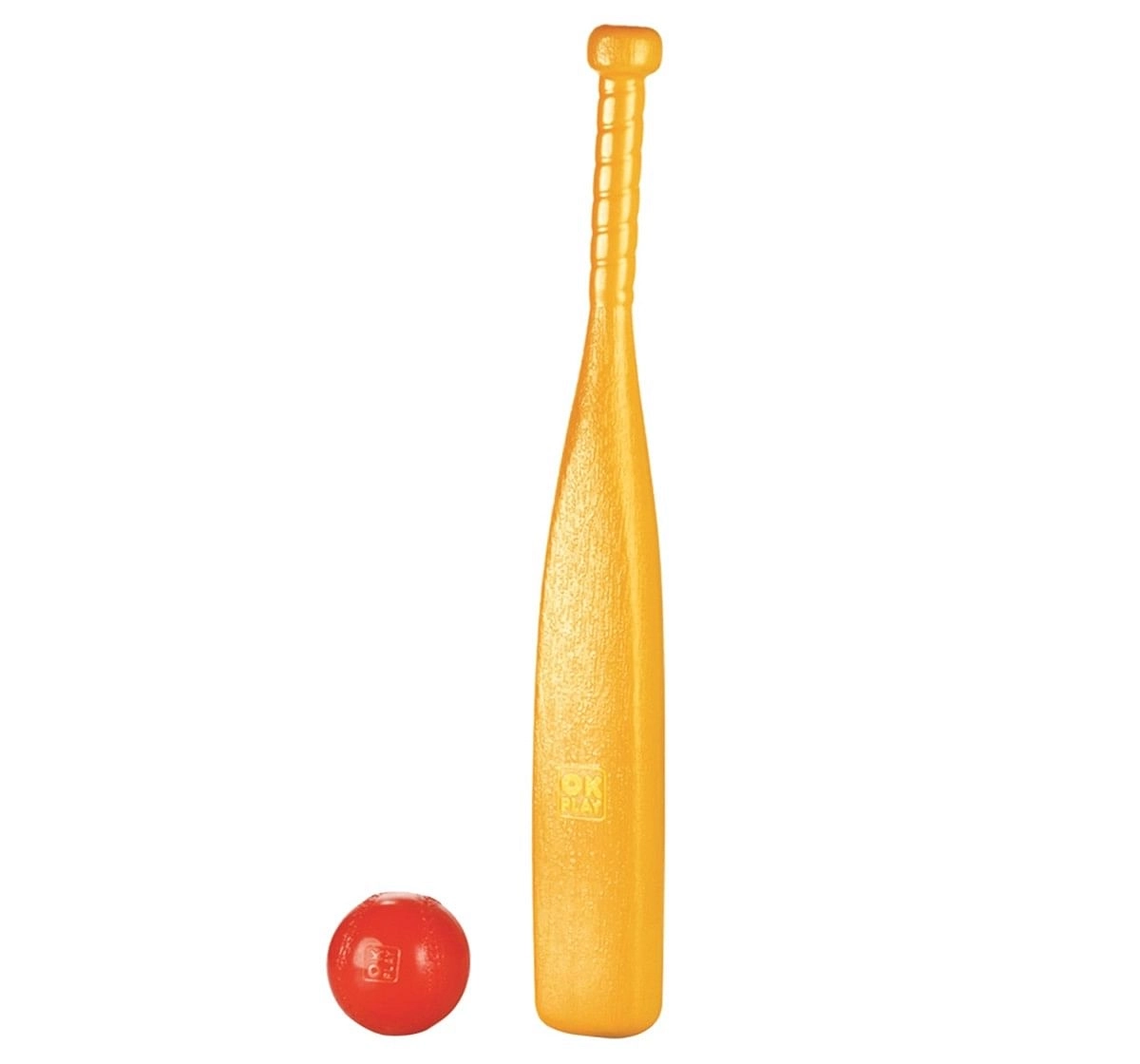 Ok Play Junior Striker Baseball Bat with Ball for Kids Multicolor 5Y+