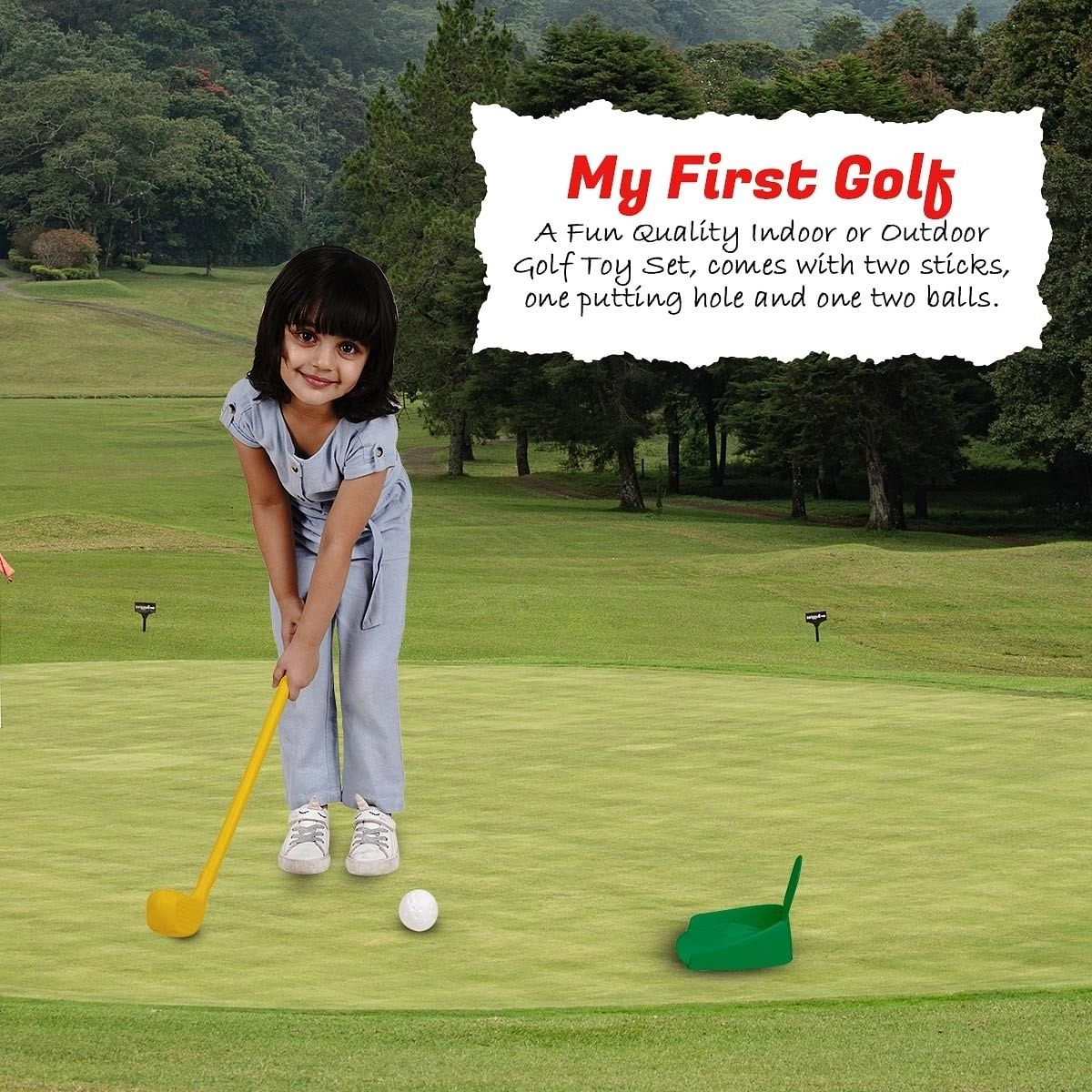 Ok Play My First Golf Golf set for kids Golf Play kit Multicolor 3Y+