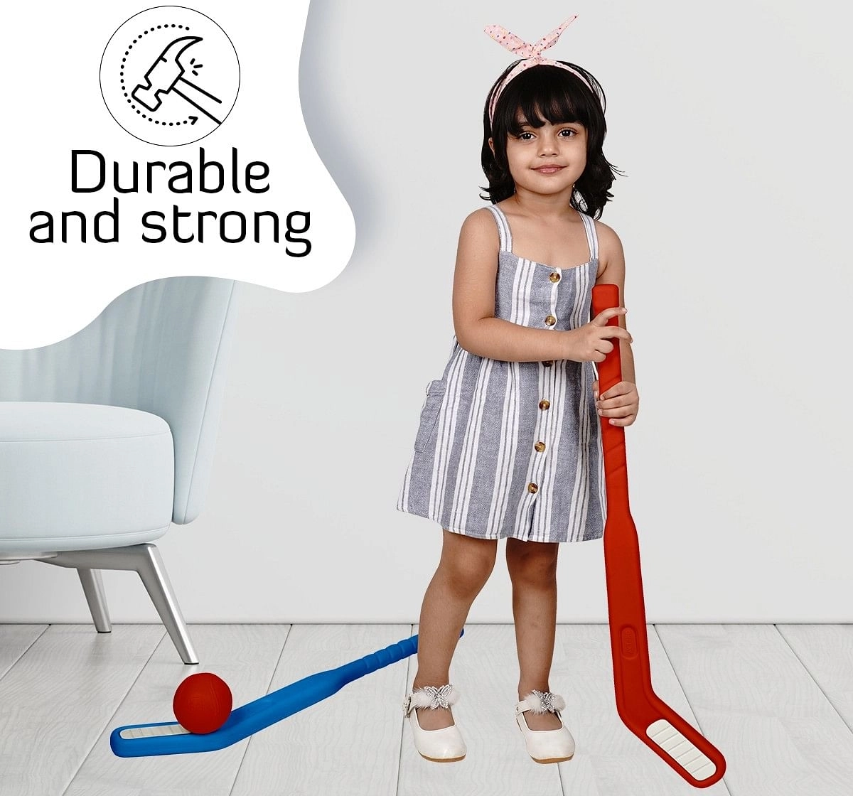 Ok Play Hockey 2000 Hockey stick for kids Multicolor 3Y+