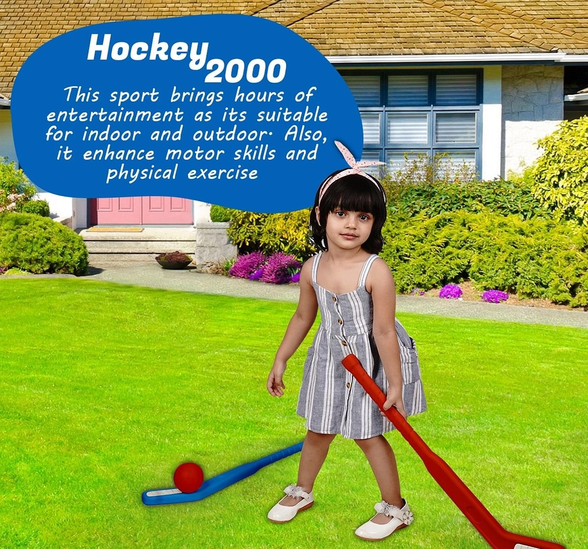 Ok Play Hockey 2000 Hockey stick for kids Multicolor 3Y+