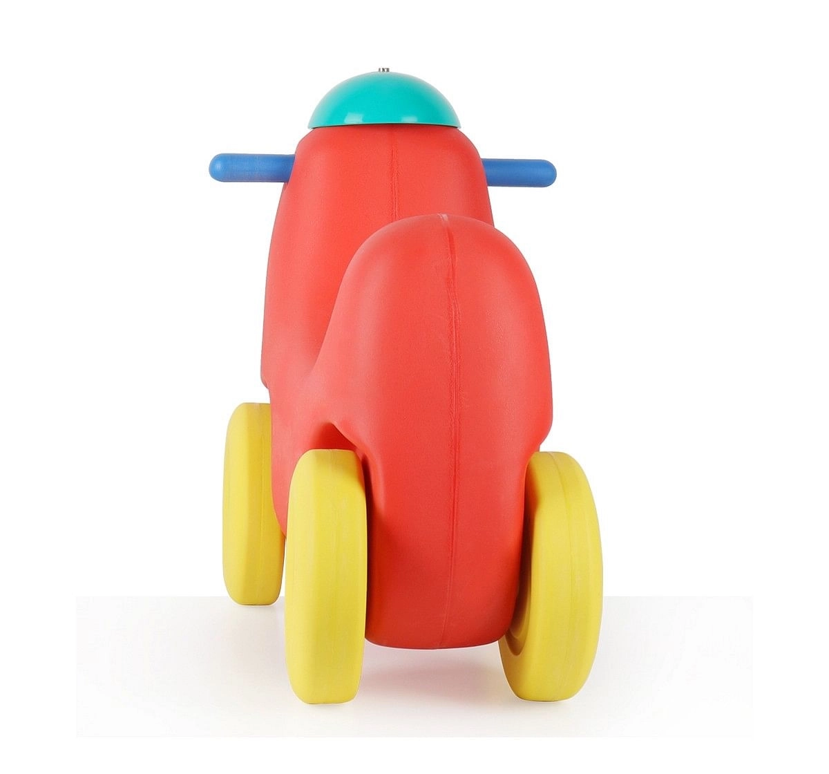 Ok Play Humpty Dumpty Push Rider for Kids Pony Ride On Toy with Curved Seat Red 3Y+