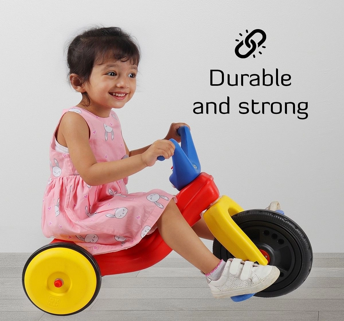 Ok Play Falcon Tricycle for Kids Ride On Bicycle Multicolor 3Y