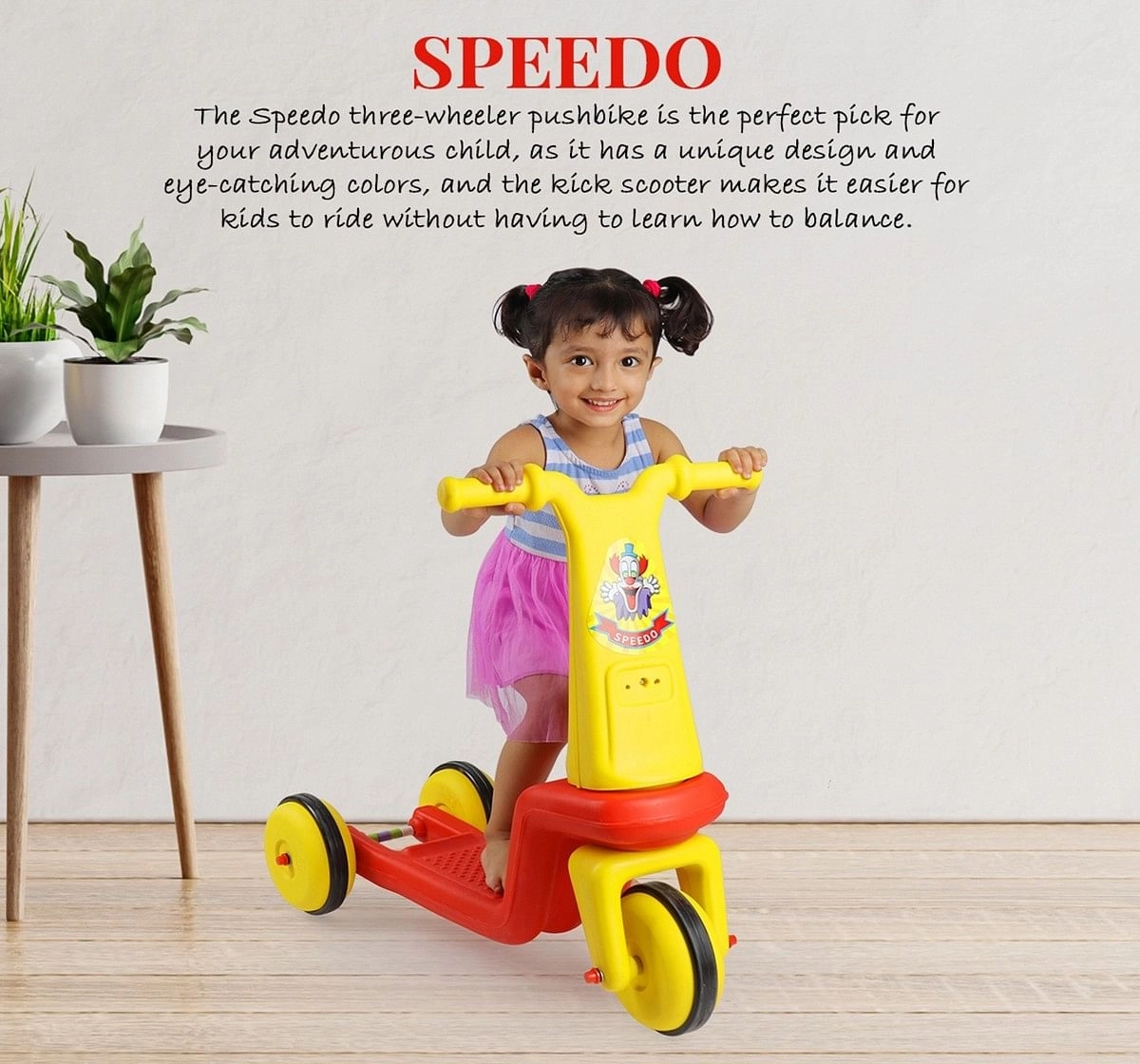 Ok Play Speedo Baby Walker Suitable for Kids Multicolor 3Y+