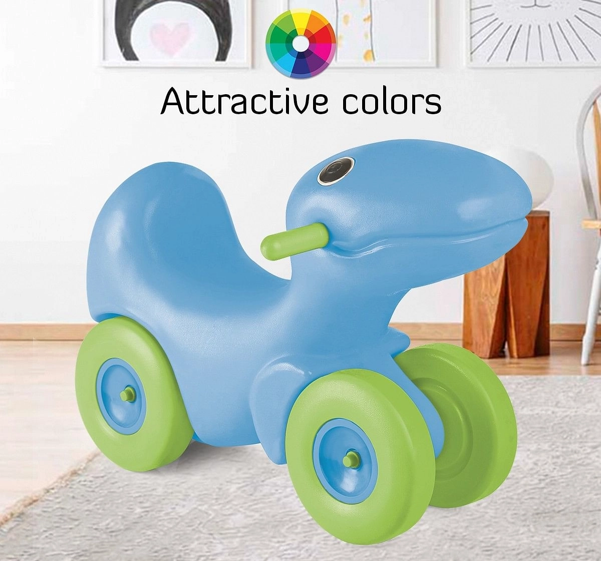 Ok Play My Pet Ride On Ride On Push Car for toddlers Blue 3Y+
