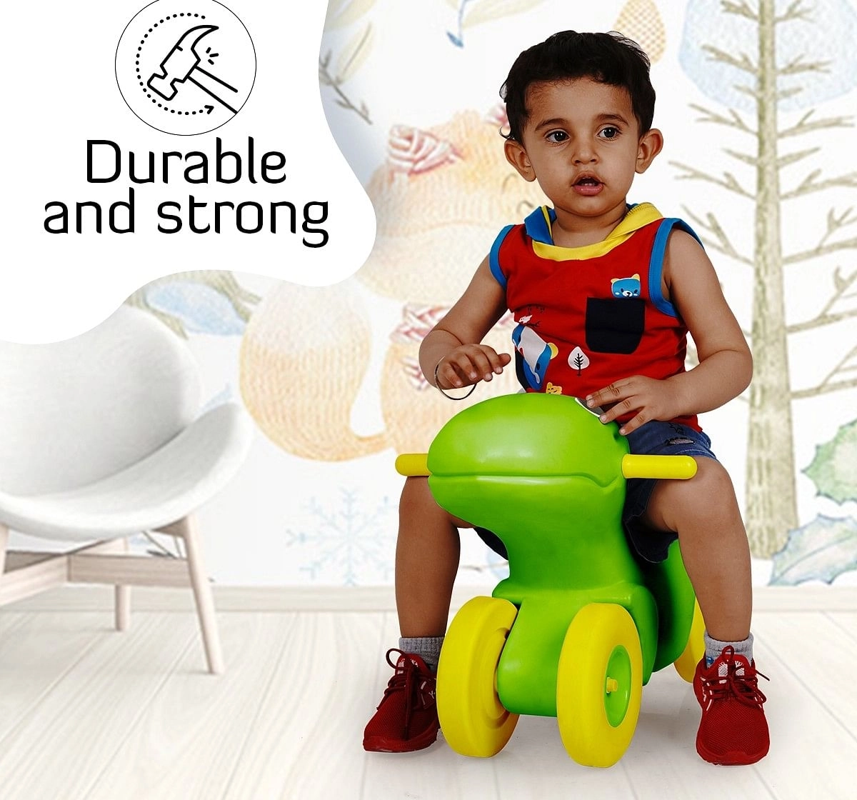 Ok Play My Pet Ride On Ride On Push Car for toddlers Blue 3Y+
