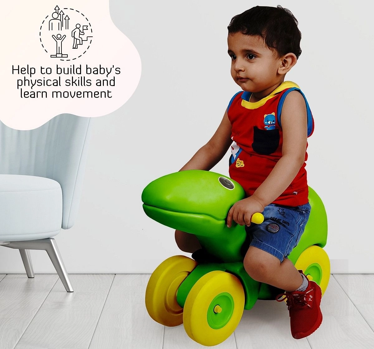 Ok Play My Pet Ride On Ride On Push Car for toddlers Blue 3Y+