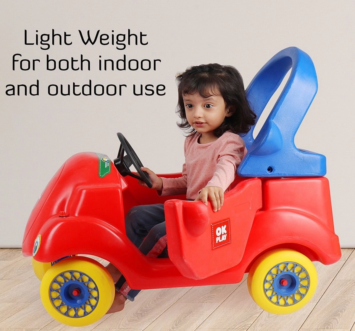Ok Play Coupe Small Car for Kids 1Y+, Multicolour