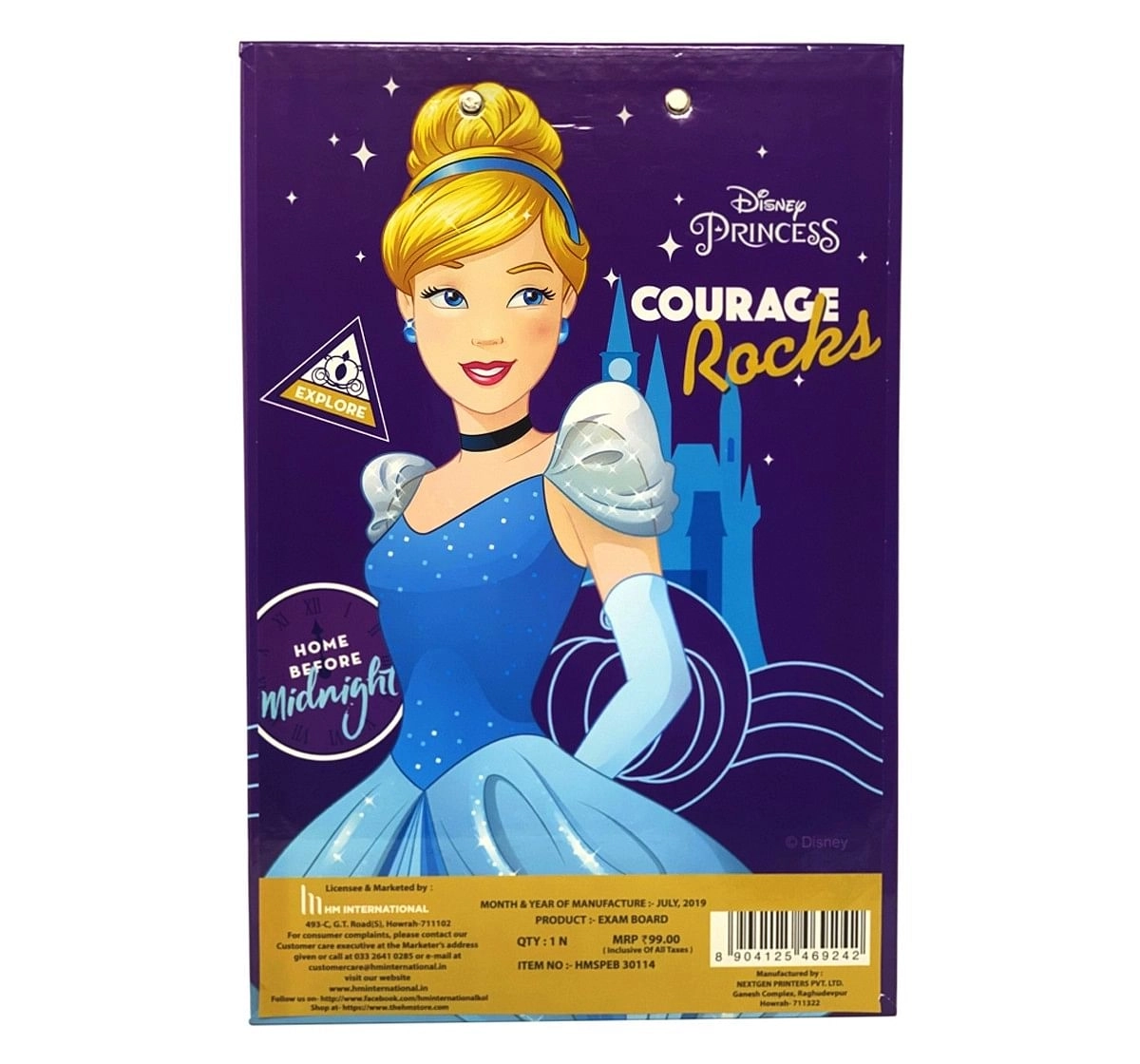Cindrella Examination Board for kids Purple 5Y+