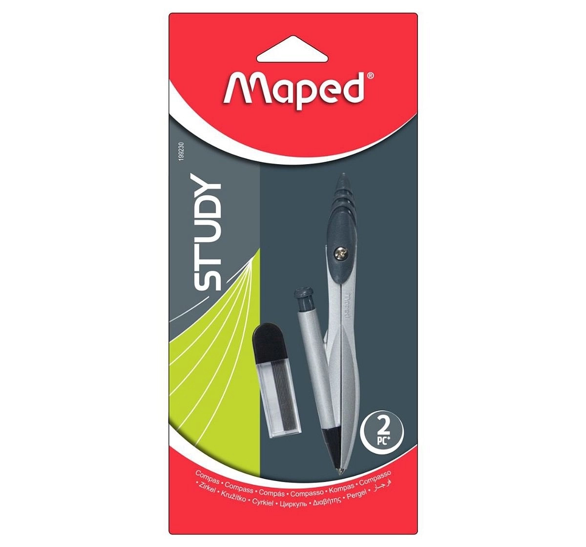 Maped Compass Study Mechanical 0.5, 7Y+ (Grey)