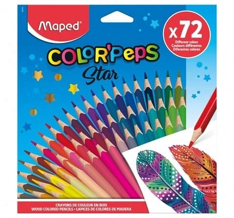 Maped Color Peps Colour Pencils 24 Shades Metal Box Assorted Maped