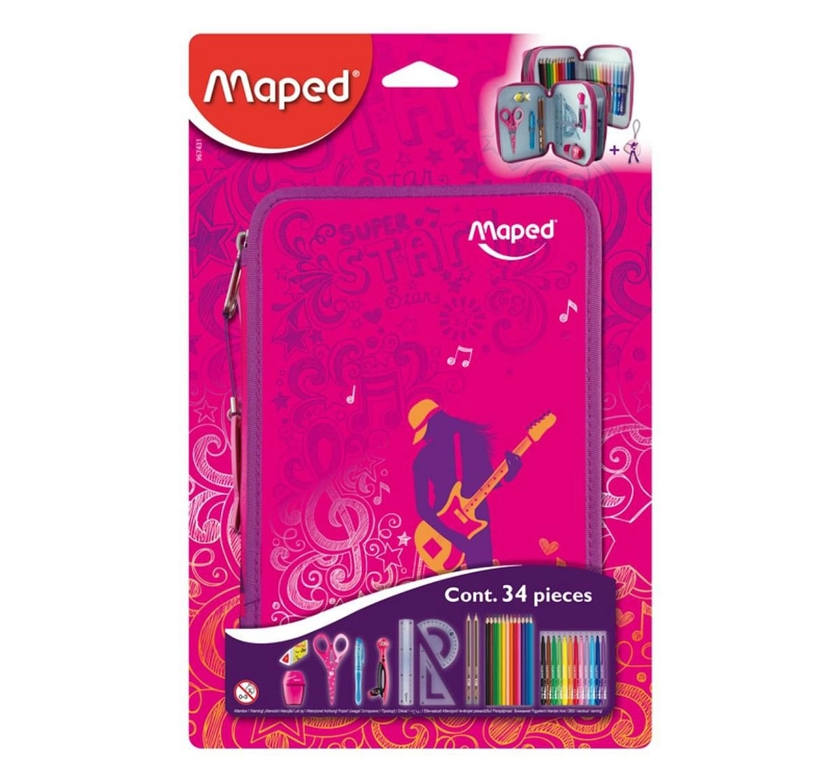 Maped Statiory Kit For 7Y+ (Purple)