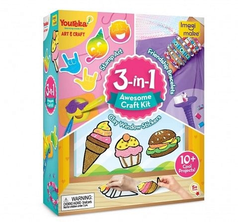 Imagimake 3in1 Awesome Craft Kit Multicolor 4Y+