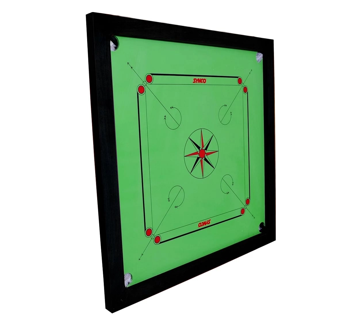 Synco Green Carrom 2"X1.5" 8Mm, Board & Card Games, 3Y+