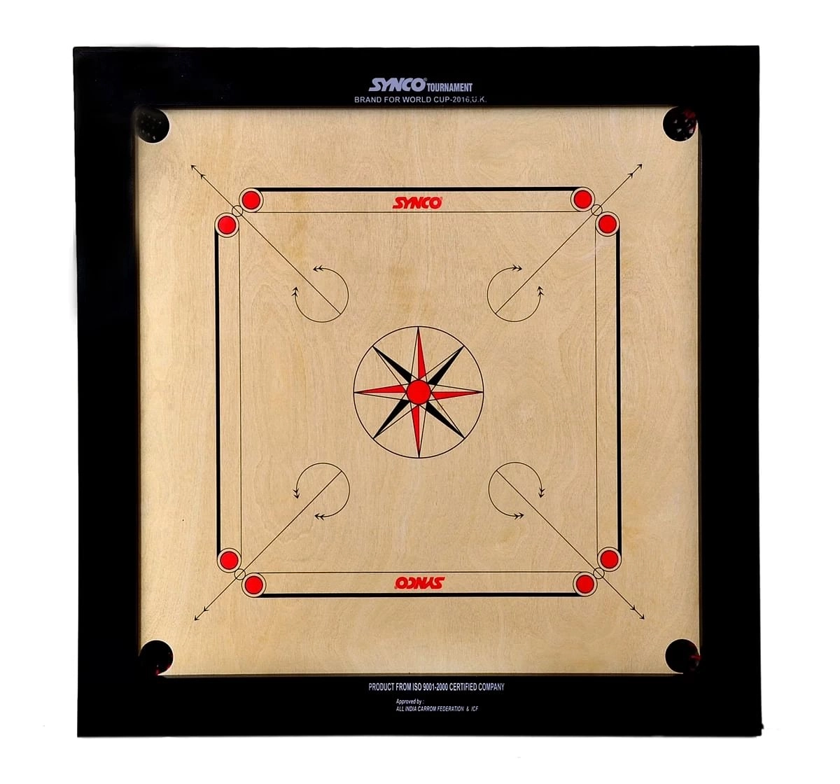 Synco Tournament 3"X2" 8Mm, Wooden Board & Card Games, Brown, 3Y+