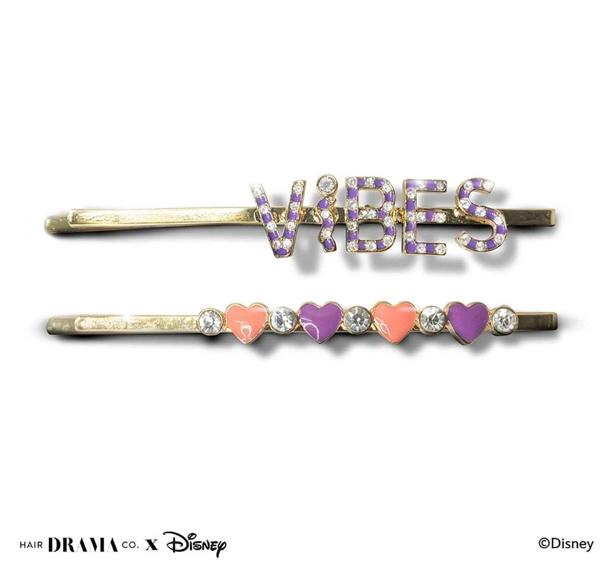 Hair Drama Company Disney Daisy Pins , Set Of 2(One Size),  9Y+(Multicolor)