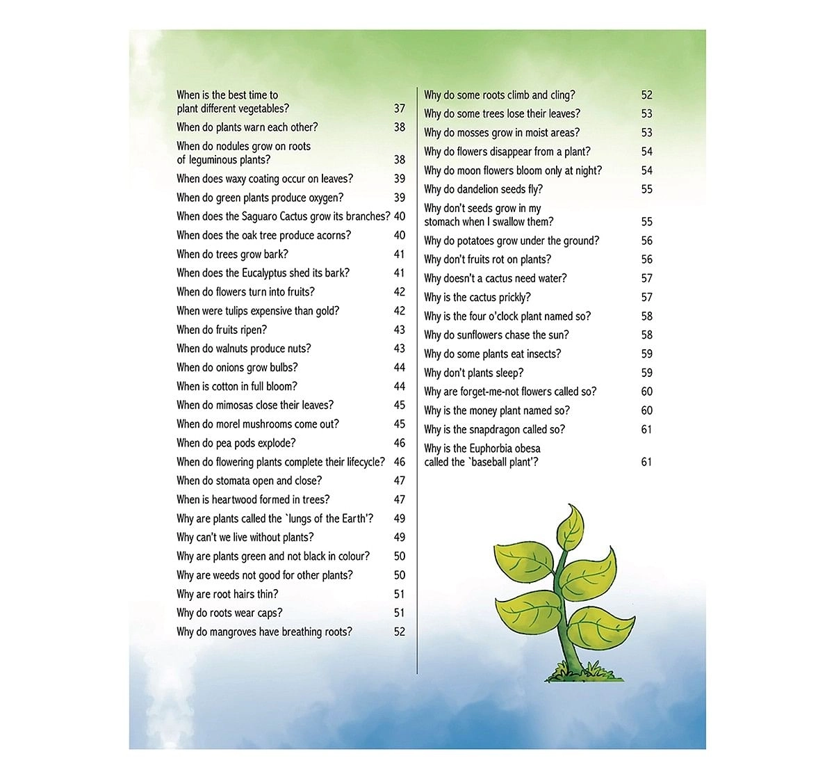 Encyclopedia: Amazing Questions & Answers Plants, 64 Pages Book, Paperback