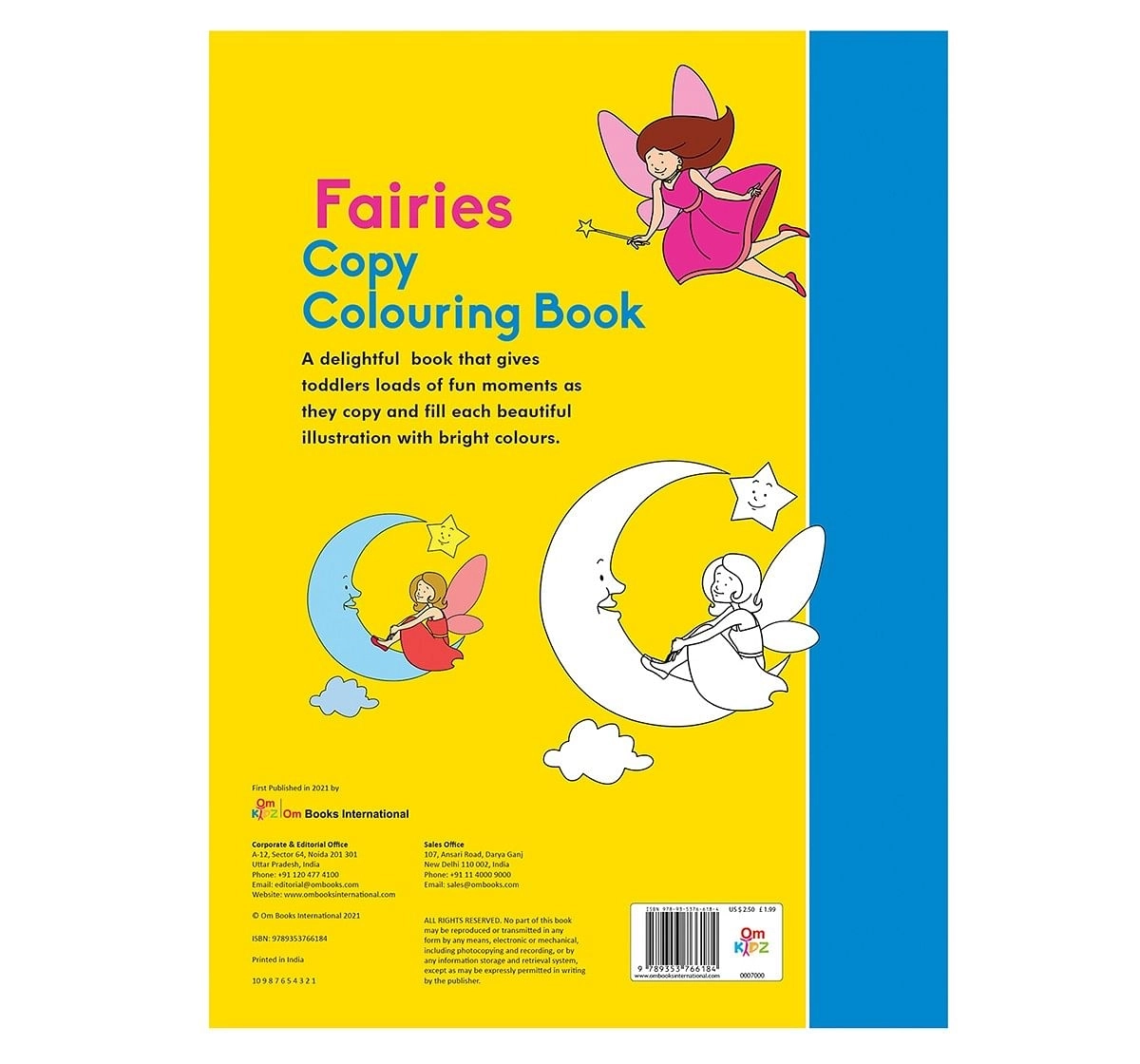 Fairies Copy Colouring Book, 16 Pages Book, Paperback