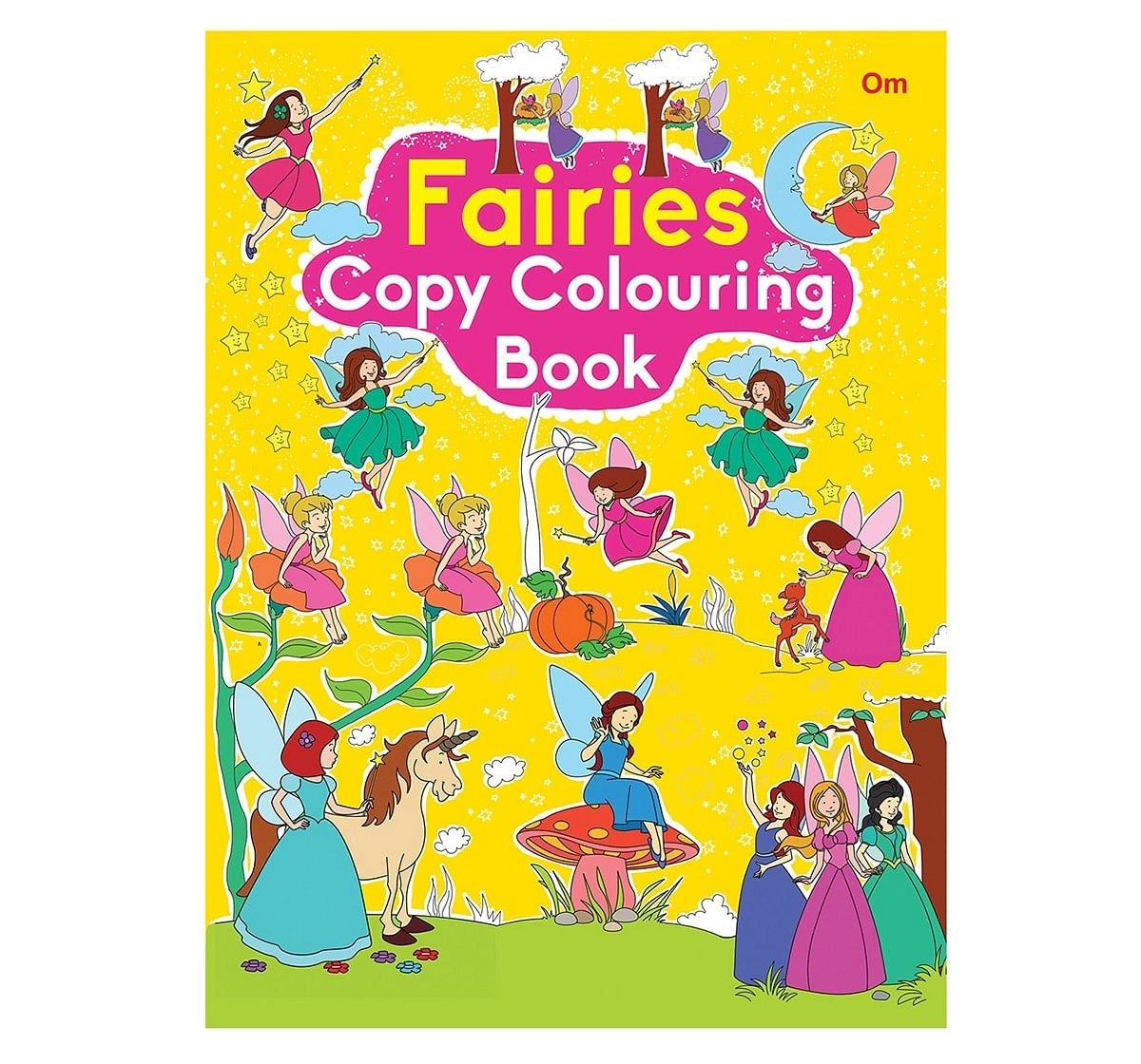 Fairies Copy Colouring Book, 16 Pages Book, Paperback