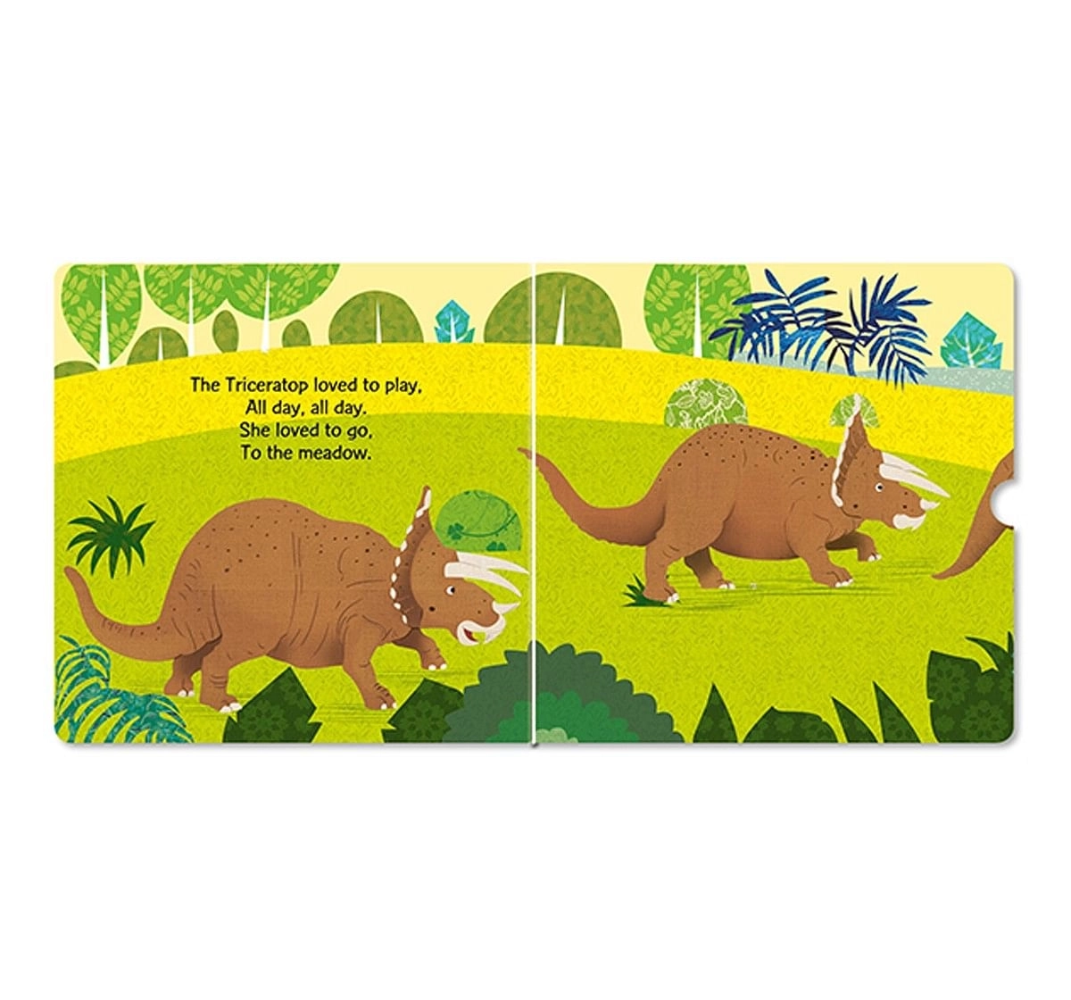 Om Kidz: Slide And See Dinosaurs 10 Pages Book By Kirti Pathak, Board Book