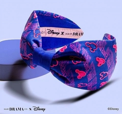 Hair Drama Company Disney Mickey Vibes Knotted Headband(One Size),  9Y+(Blue)