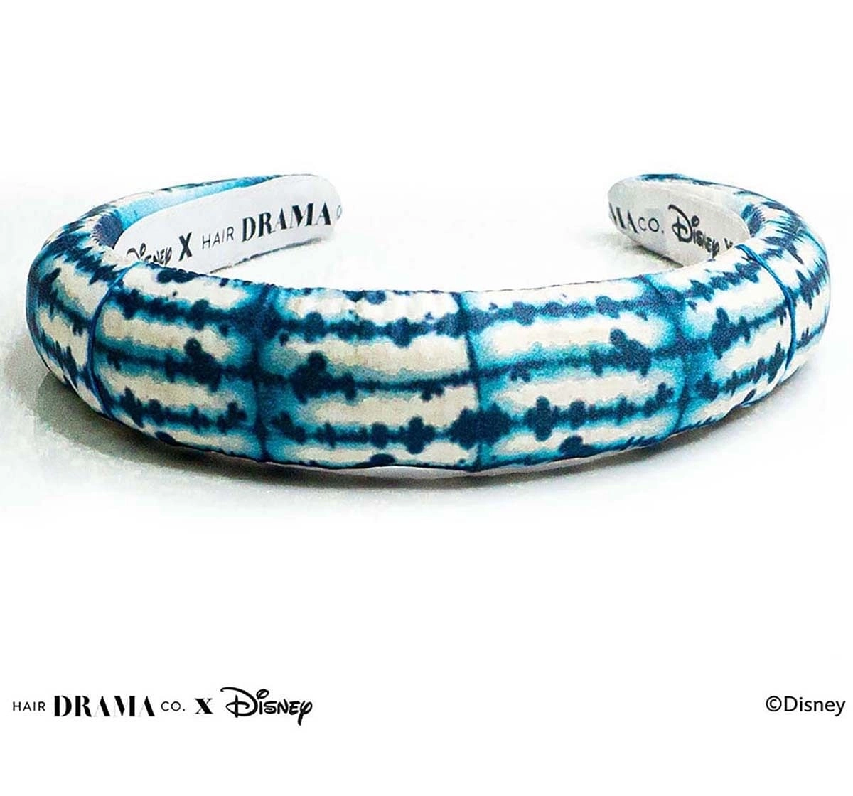 Hair Drama Company Disney Mickey Tie And Dye Puff Headband(One Size),  9Y+(White)