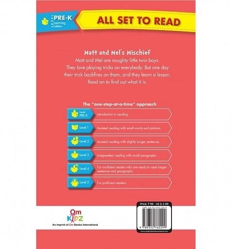 All Set To Read- Fun With Letter M-Matt And Mel'S Mischief- Readers, 32 Pages Book, Paperback