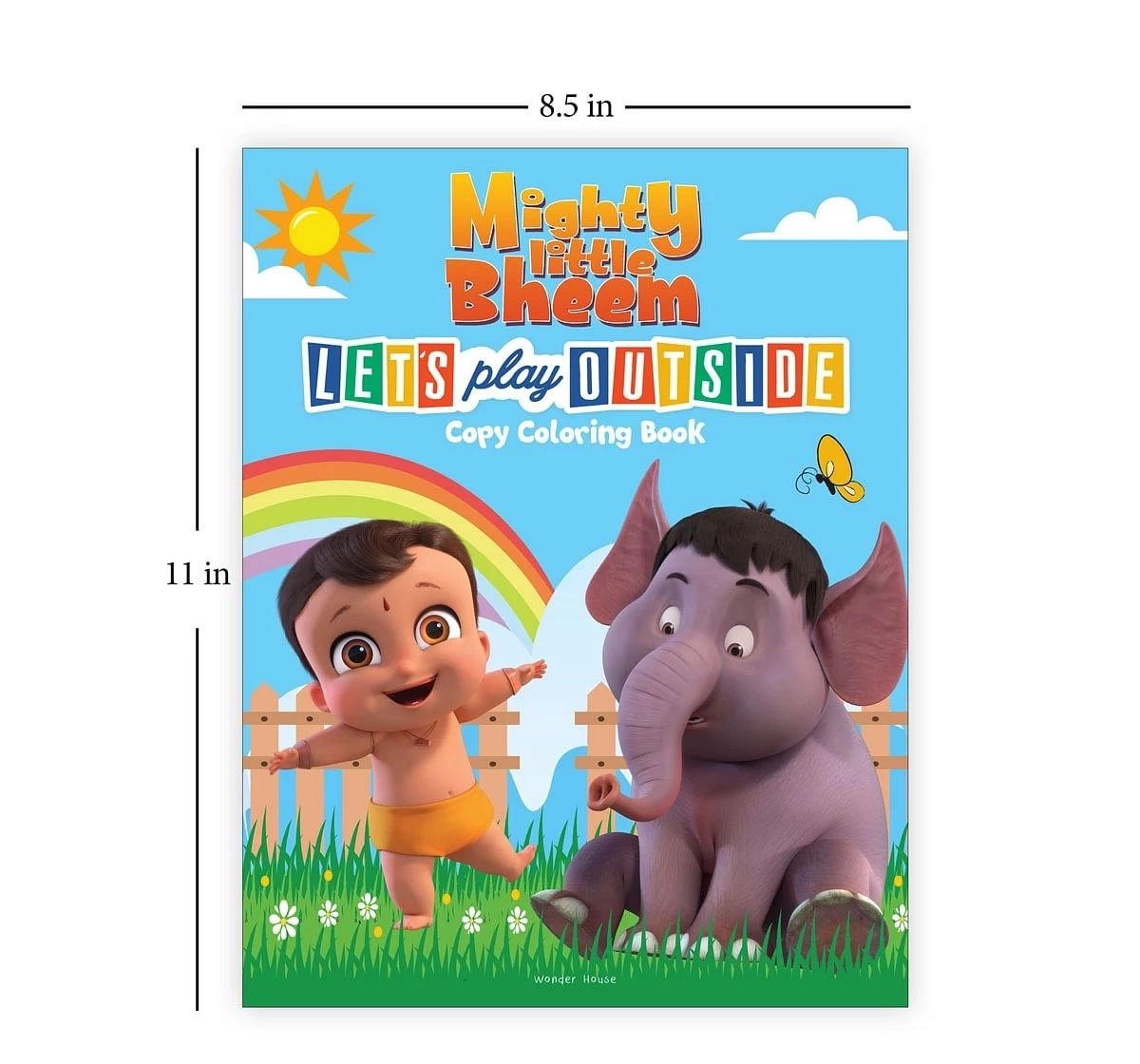 Wonder House Books Mighty Little Bheem Lets Play Outside Coloring Book for kids 3Y+, Multicolour