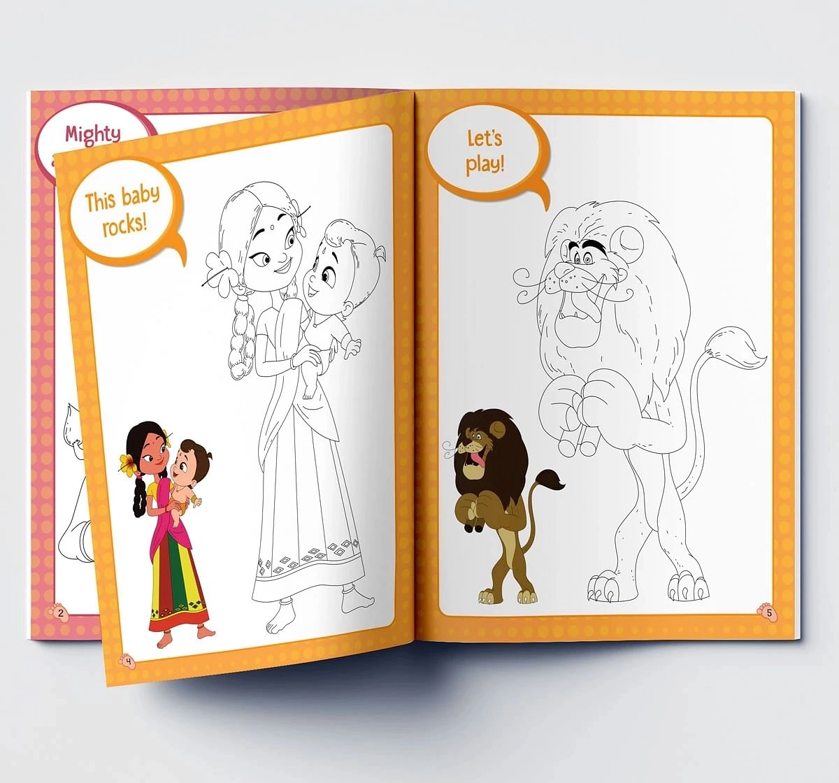 Wonder House Books Mighty Little Bheem Lets Play Outside Coloring Book for kids 3Y+, Multicolour