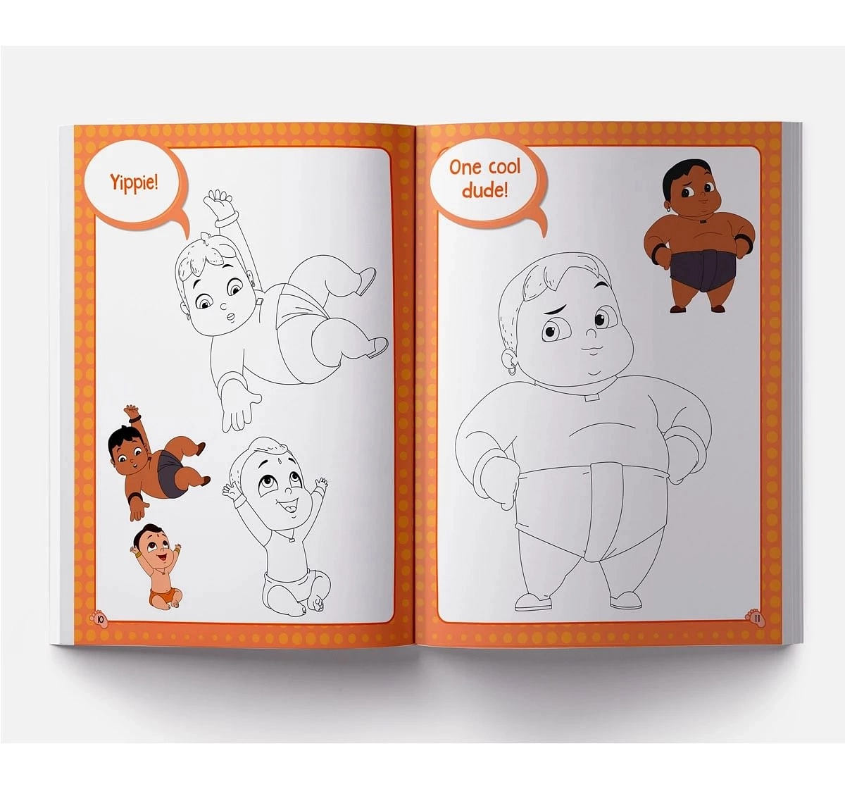 Wonder House Books Mighty Little Bheem Lets Play Outside Coloring Book for kids 3Y+, Multicolour