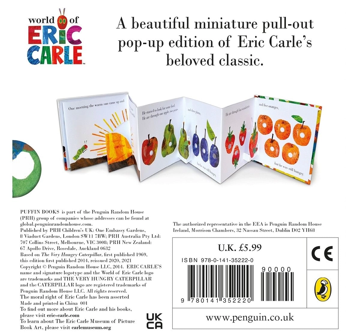 Puffin The Very Hungry Caterpillar A Pull Out Paper cover Multicolour 3Y+