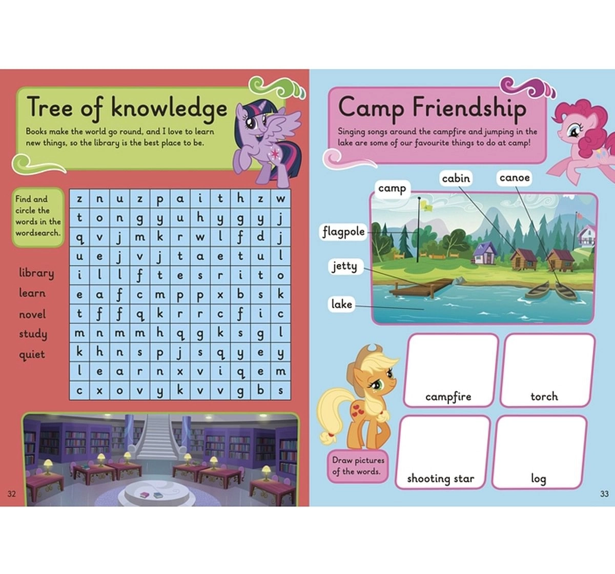 Ladybird My Little Pony 500 First Words Sticker Paper cover Multicolour 3Y+
