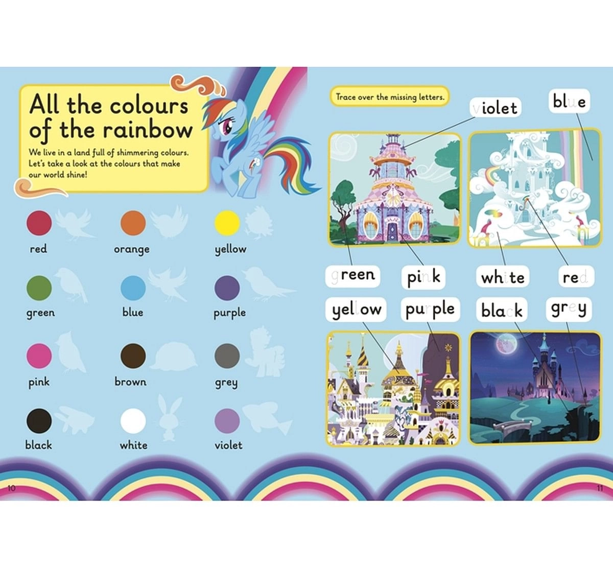 Ladybird My Little Pony 500 First Words Sticker Paper cover Multicolour 3Y+