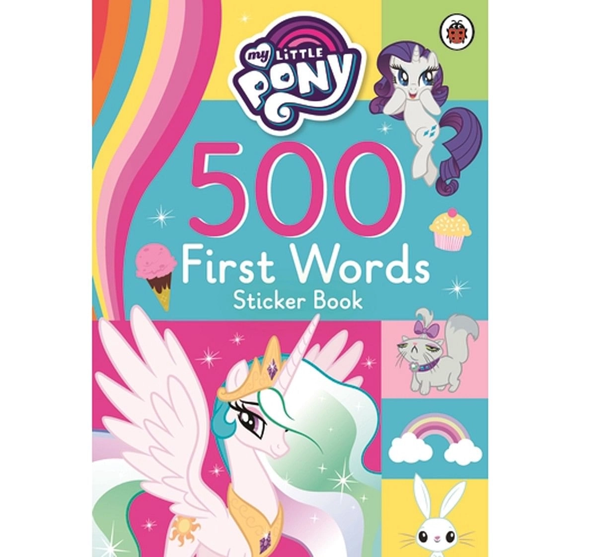Ladybird My Little Pony 500 First Words Sticker Paper cover Multicolour 3Y+