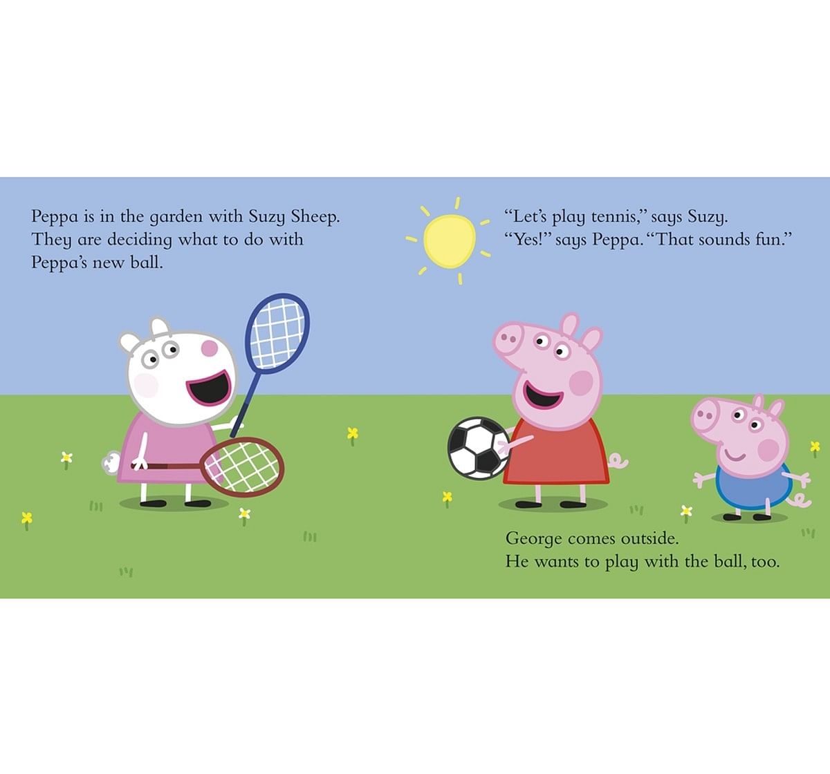 Ladybird Peppa Plays Football Soft Cover Multicolour 3Y+