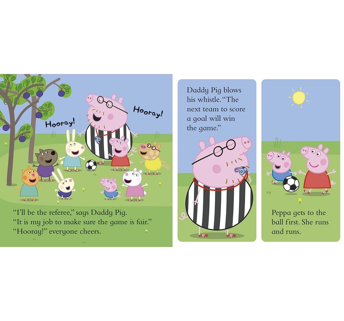 Ladybird Peppa Plays Football Soft Cover Multicolour 3Y+