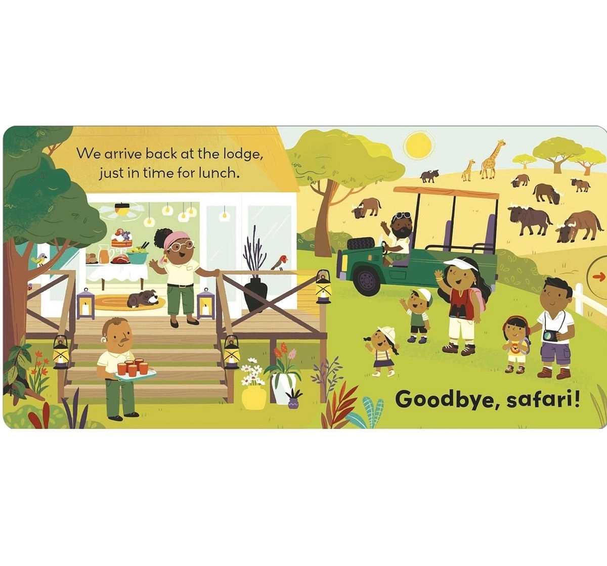 Ladybird Little World On Safari Soft Cover Multicolour 3Y+