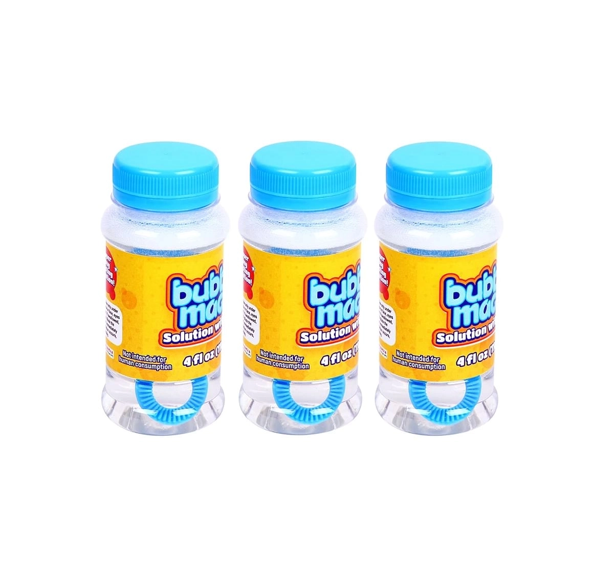 Bubble Magic Bubble Solution Bottle with Wand Pack of 3 118 ML Each