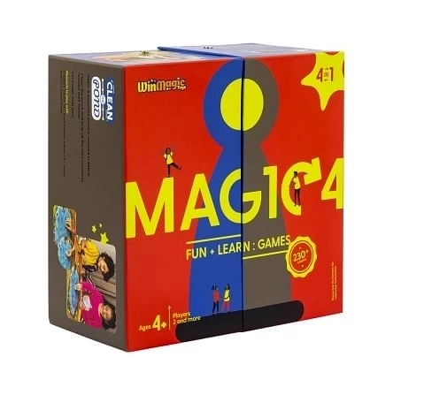 Magic4 Games Fun and Learn, Board Game for Boys & Girls 4 Years and Above