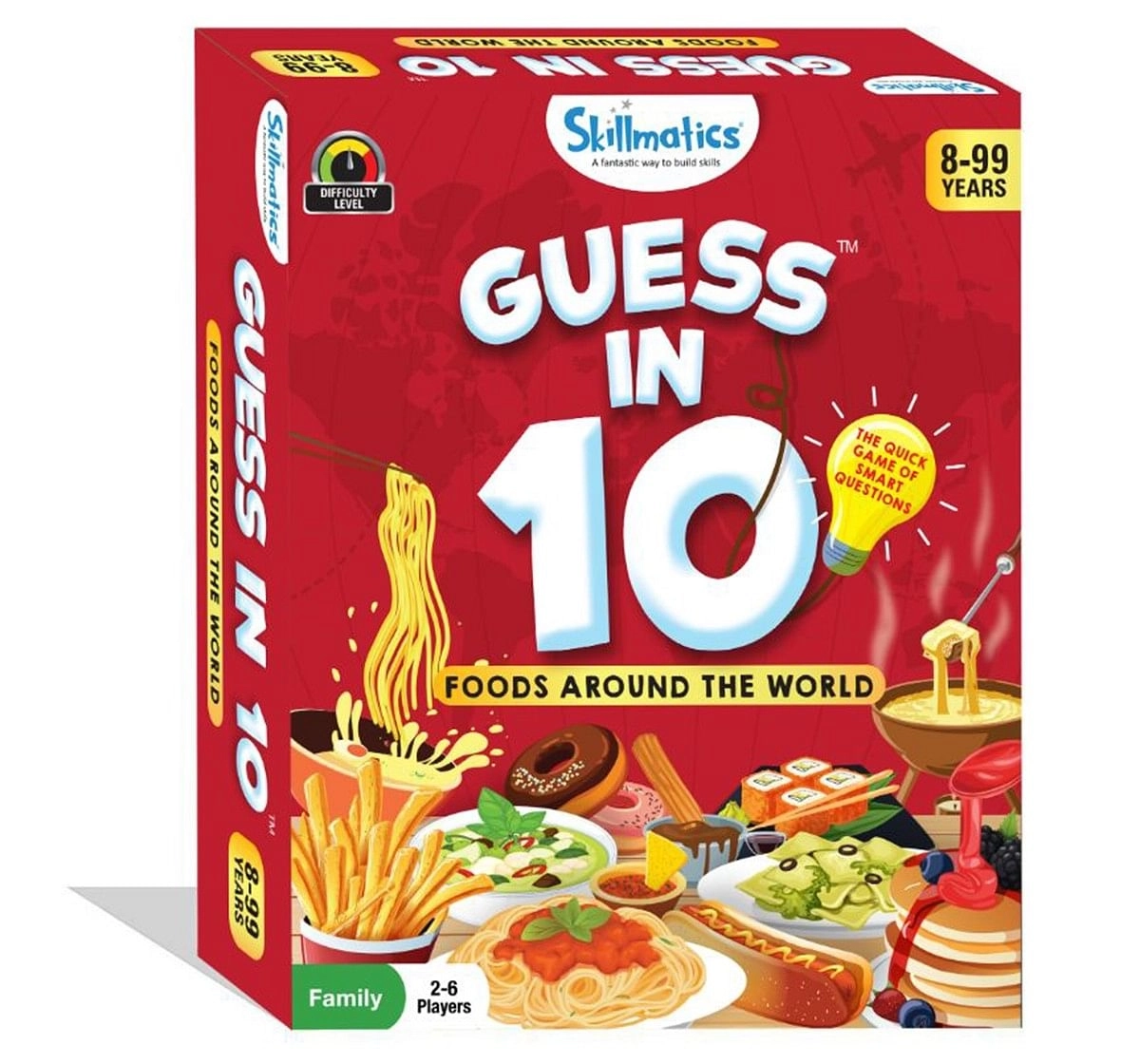 Skillmatics Guess in 10 Foods Around The World Paper card game Multicolor 3Y+