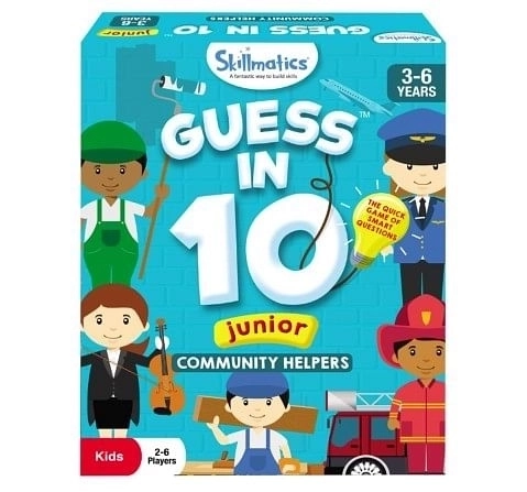 Skillmatics Guess in 10 Junior Community Helpers Paper card game Multicolor 3Y+